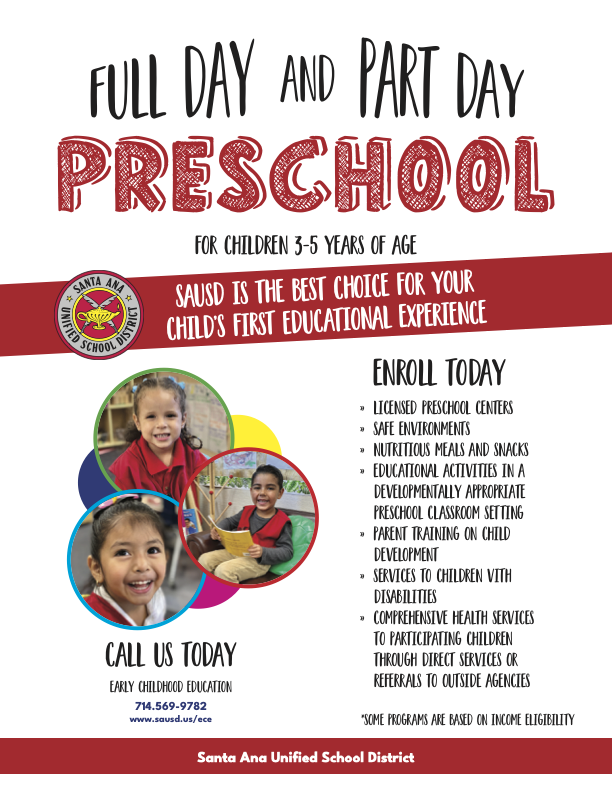 Preschool Programs English